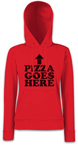 Sweat-shirt femme Urban Backwoods capuche imprimé pizza mode