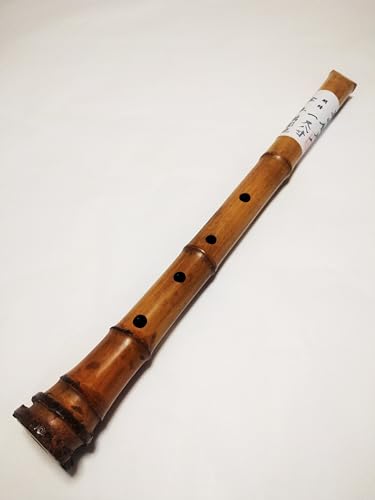 �ڔ� (���Ⴍ�͂��j �ʎR�� �^�| ���� �n�����d�l 1��8�� Gyokuzan Shakuhachi Myouan jinashi-style 1shaku8sun(D) no.332