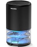 Dehumidifier, 35 oz Small Dehumidifiers for Home, Bathroom, Bedroom, Rooms, Ultra-Quiet with Sleep Mode, 7 Color Lights & Auto Shut Off, Compact & Portable for Closet, RV, Basement, Energy Saving
