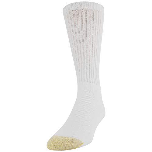 GOLDTOE Men's 656S Cotton Crew Athletic Socks, Multipairs, White (6-Pairs), X-Large by GOLDTOE - Image 3