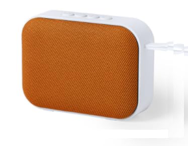 Generico Enceinte de connexion Bluetooth® 5.0 bicolore 3 W de puissance, fonction mains libres et une fonction radio FM. Jouer via USB, fente pour carte micro...