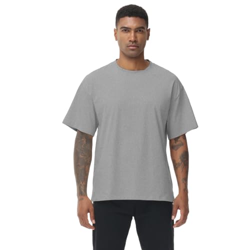 Muscle Killer 1/2pack Mens T Shirt Gym Workout Dry Fit Short Sleeve Athletic Fitness Crew Neck Tee Shirts Casual Loose Fit2