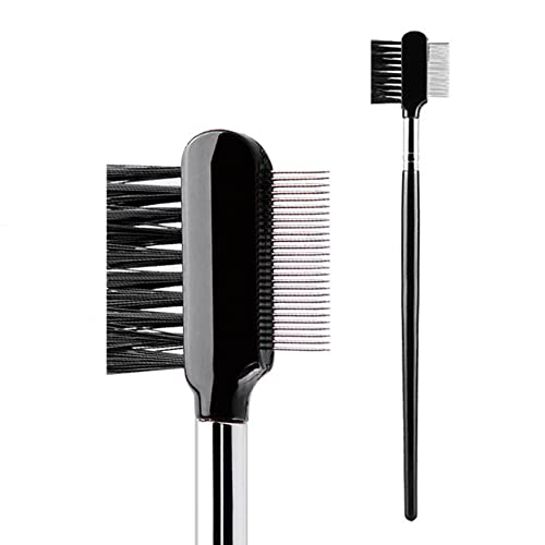 Akoak 1 Pack Mascara Brush And Comb - Double Headed Eyelash Separator- For Eyebrows Application, Definition And Shape, For Female Girl Eyelash Extensions #TOP1