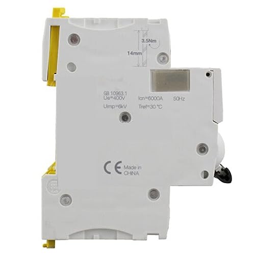 Mini disyuntor MCB Acti 9 C40A A9F18340 de 3 polos tipo C para carril DIN 3