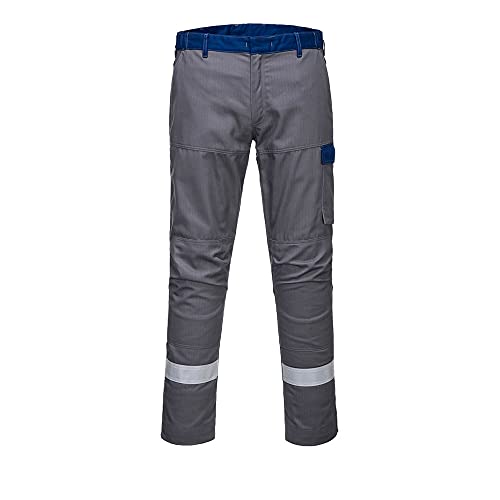 Portwest Bizflame Ultra Trousers - Color: Grey - Talla: 38