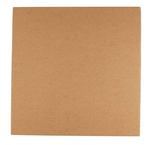 Image of Mechdel Corrugated Cardboard Sheets , Flat Cardboard Sheets, Cardboard Inserts for Packing, Mailing, Crafts - Kraft Brown, 12 x 12 Inches (24)