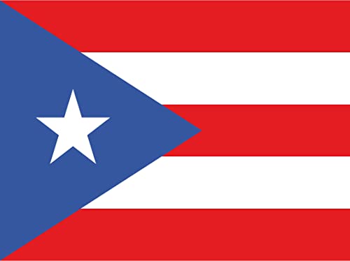 AGDeko® Blechschild 30x40cm Puerto Rico Flagge Länder National Fahne Nordamerika