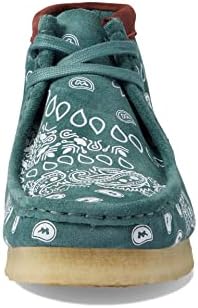 Clarks Wallabee Boot Green Paisley 9 B (M) | Image 5