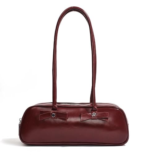 Coquette Shoulder Purse Women Bow Bag Vegan Leather Shoulder Purses Handbag Coquette Stuff