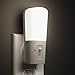 LOHAS Dimmable Night Light, Plug in LED Night Light Dusk to Dawn Light, Daylight 5000k from 5lm to 80lm Brightness Adjustable Bright Mini Wall Night Light for Kids Baby Bedroom Stairway Nursery 2 Pack