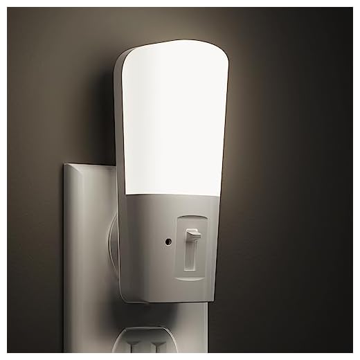 LOHAS Dimmable Night Light, Plug in LED Night Light Dusk to Dawn Light, Daylight 5000k from 5lm to 80lm Brightness Adjustable Bright Mini Wall Night Light for Kids Baby Bedroom Stairway Nursery 2 Pack