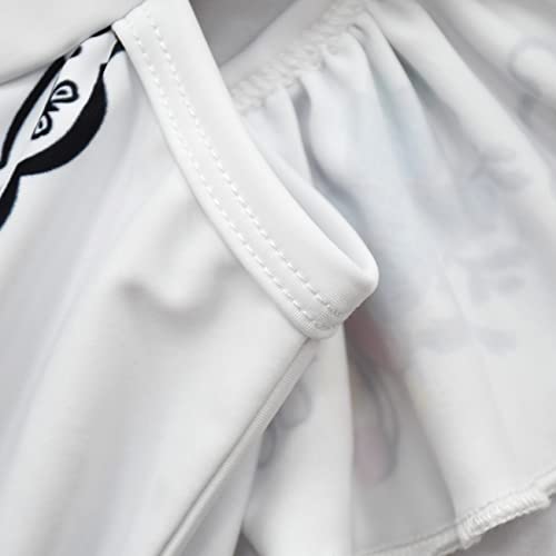 Girls Summer Swimsuit Set Size 5 Princess Cosplay Swimwear Kids Summer Party Bikini Set 6T Birthday Gifts, Blue White 5-6X #TOP4