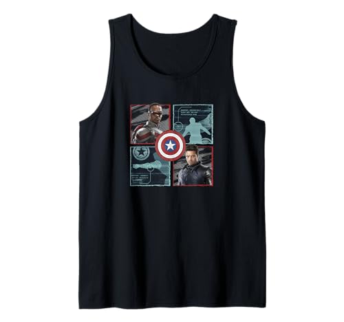 Débardeur Marvel Falcon and The Winter Soldier décontracté pour lutter contre la chaleur