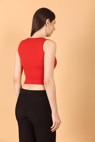 Image of SIGHTBOMB SKIMS V Strap Ultra Soft Feather Touch Micro Fiber Cuddle TEE Tops for Women TOP