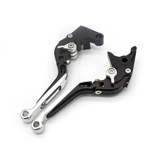 Poignée d'embrayage et de frein CNC argent pour moto Royal