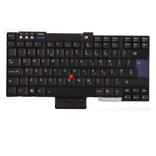 Clavier Lenovo ThinkPad R400 avec frappe silencieuse et touches noires robustes