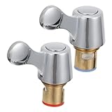 HOMSFOU Ventileinsatz Für Wasserhahn Heiß Und Kaltwassersatz Kompatibel Für Küchen Und...