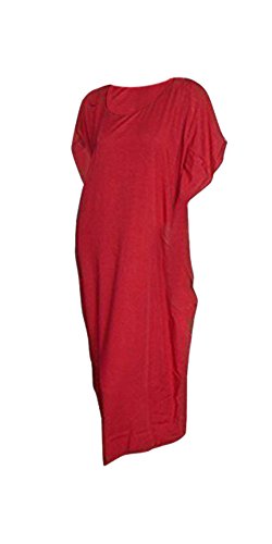 Caftanes rojos vestidos largos holgados para evitar calor y roces tallas 30 32 XXL