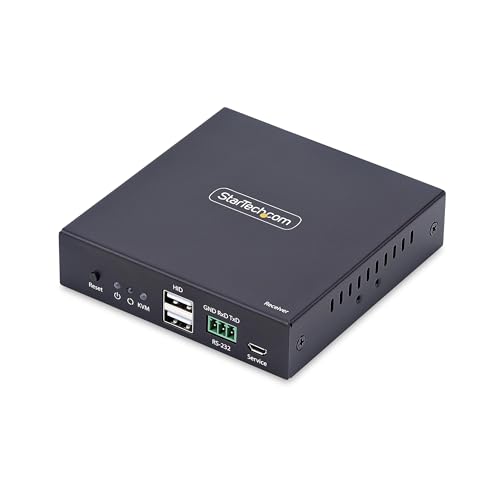 StarTech.com HDMI KVM Receiver Over IP Network for The IH2006 Product Series, 4K 60Hz, Keyboard/Video/Mouse, Receiver Only