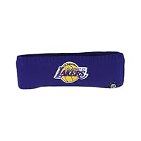 Los Angeles Lakers NBA Offiziell lizenziertes Strick-Stirnband, Team-Farbe-Symbol