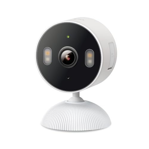 Tapo 1080p Indoor/Outdoor Security Camera - Free Person/Motion/Baby Cry Detection, Color Night Vision, IP65 Weatherproof, SD/Cloud Storage, Works w/Alexa & Google Home HybridCam