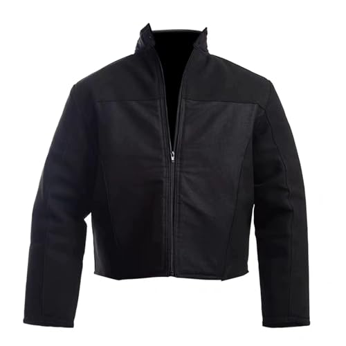 WANGCEPLSD Uniforme de Esgrima, Chaqueta de Manga Larga,Equipo de Protección para Vallas, con Cremallera, PU Lona, ​​protección Reforzada(XL)