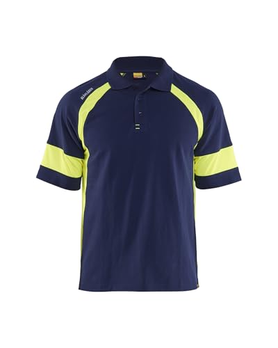 Polo de trabajo de seguridad Blaklader para evitar riesgos en zonas de tráfico