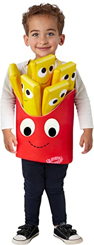 Disfraz papas fritas pequeño para niños unisex miniatura 1