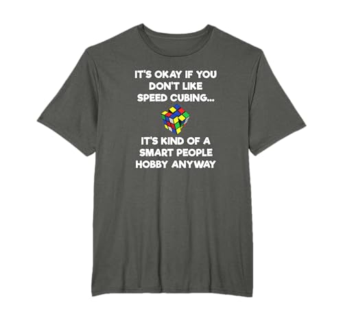 Image of Speed Cubing Funny Shirt - Smart People