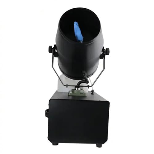 Máquina de nieve oscilante CAOJS, 2000 W, con control remoto y distancia de rociado de 3 a 6 m, tamaño ajustable de copos, ideal para Navidad, bodas y fiestas miniatura 5