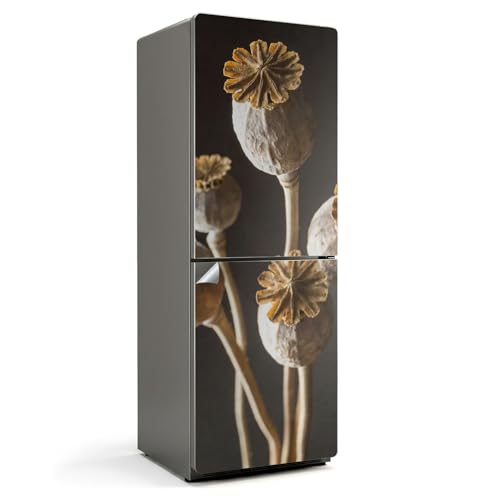 Pegatina para nevera autoadhesiva que oculta arañazos vinilo amapolas secas cocina 70x190 2