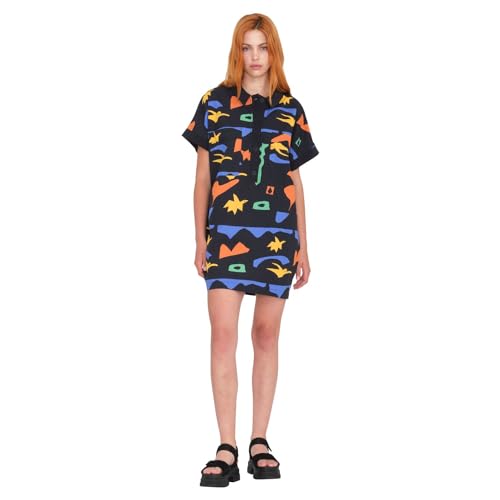 Robe de marque Volcom collection Arthur Longo vêtement d'été noir taille S