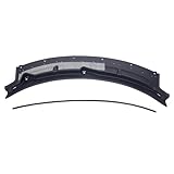 Windshield Cowl Grille, Black Front Mount Top Windshield Cowl Grille with Sealing Strip, for 2011-2019 F-o-r-d E-x-p-l-o-r-e-r(BB5Z-78022A68-AA)