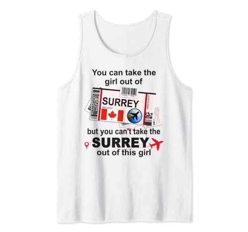 Surrey Girl - Pase de embarque Surrey - Surrey Camiseta sin Mangas