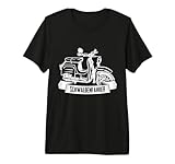 Schwalbenfahrer Schwalb DDR Moped Nostalgie Geschenk Premium T Shirt