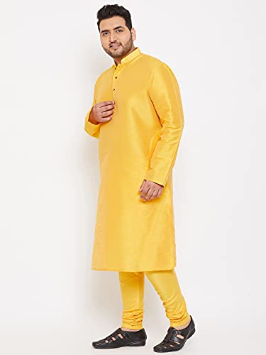 Image of VASTRAMAY Plus Size Men's Silk Blend Kurta Set-New