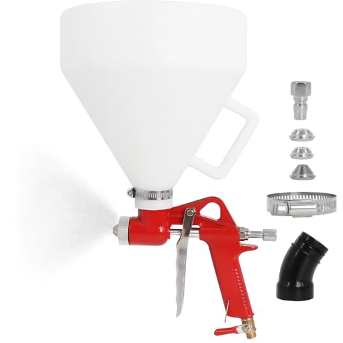 Drywall Texture Sprayer Kit with Air Hopper & Nozzles
