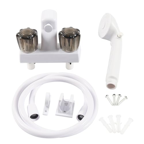 Manguera de ducha para autocaravana flexible y ligera de ABS resistente 7