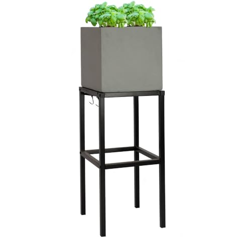 Pflanzwerk Pflanzkübel Hochbeet Gestell Elevate 60x34cm für Garten Terrasse und Balkon Blumenkübel - Pulverbeschichteter Edelstahl - Rostfrei - Premiumqualität - Frostsicher - 2 Jahre Garantie Pflanzwerk Pflanzkübel Hochbeet Gestell Elevate 60x34cm für Garten Terrasse und Balkon Blumenkübel - Pulverbeschichteter Edelstahl - Rostfrei - Premiumqualität - Frostsicher - 2 Jahre Garantie
