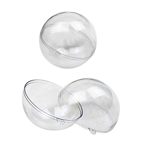 Onepine 50 Pezzi Palle Natale Plastica Trasparente...