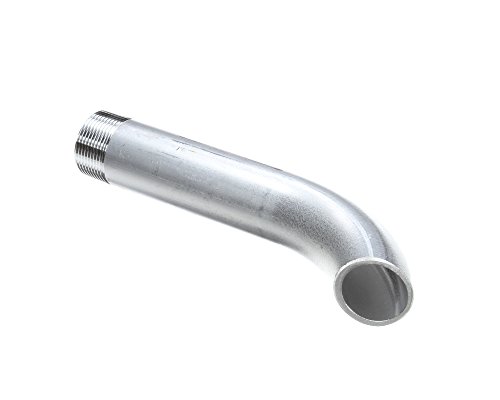 Anets A2510101 Drain Out Nipple Tank Fitting, 1.25 Curved