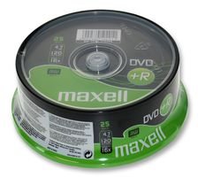 Maxell dvd+r 25pk spindle