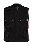 Vestibilità normale ALPHA INDUSTRIES Military Vest, giacca Uomo, 03-black,
