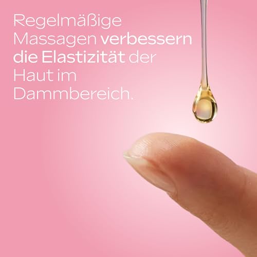 WELEDA Bio Mama Damm Massageöl - veganes Naturkosmetik Schwangerschaftsöl mit Jojobaöl & Sesamöl beugt Dammrissen bei der Geburt vor - Hautpflege Körperöl erhöht die Elastizität der Haut (1x 50ml)