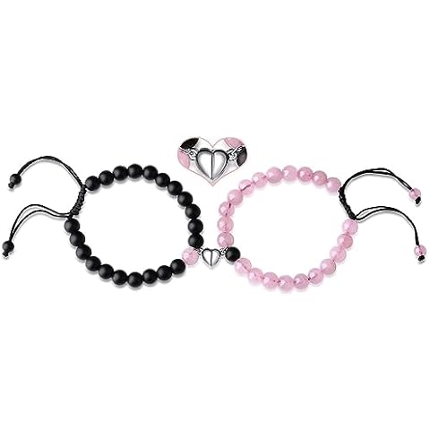 XIANNVXI Couples Bracelets Matching Bracelets His and Her Matching Couple Long Distance Relationship Gifts for Boyfriends Girlfriends Pulseras Para Parejas de Novios Cover