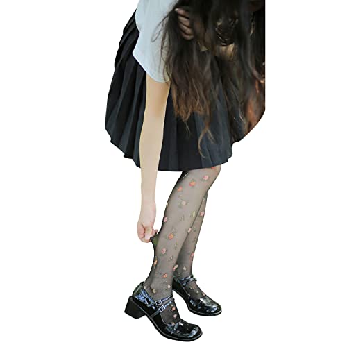 Image of Sahabowi Women's Sheer Tights, High Waist Pantyhose, Vintage Control Top Stockings,Shaping Pantyhose Slimming Butt Lifting