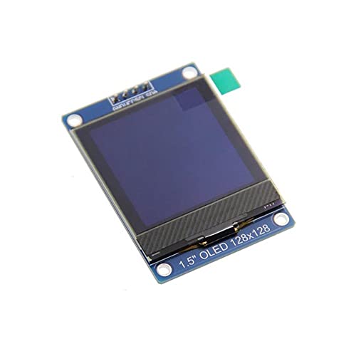 I2C �t��LCD �𑜓x OLED�f�B�X�v���C 3.3V~5V Arduino ESP32 raspberry pi�Ή� (1.5�C���`/128x128)