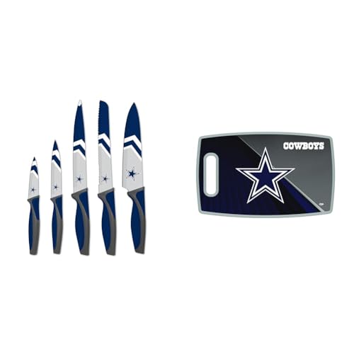 The Sports Vault NFL Dallas Cowboys 5-Piece Kitchen Knife