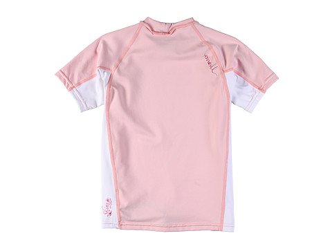 Image of O'Neill Girls Skins Short Sleeve Crew (Turq /White)