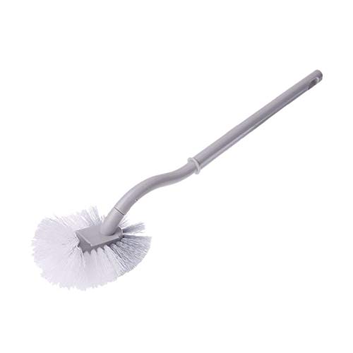 Convenient Portable Thickened Plastic Long Handle Toilet Double Side Bathroom Cleaning Brush Curved Strong Decontamination House Use